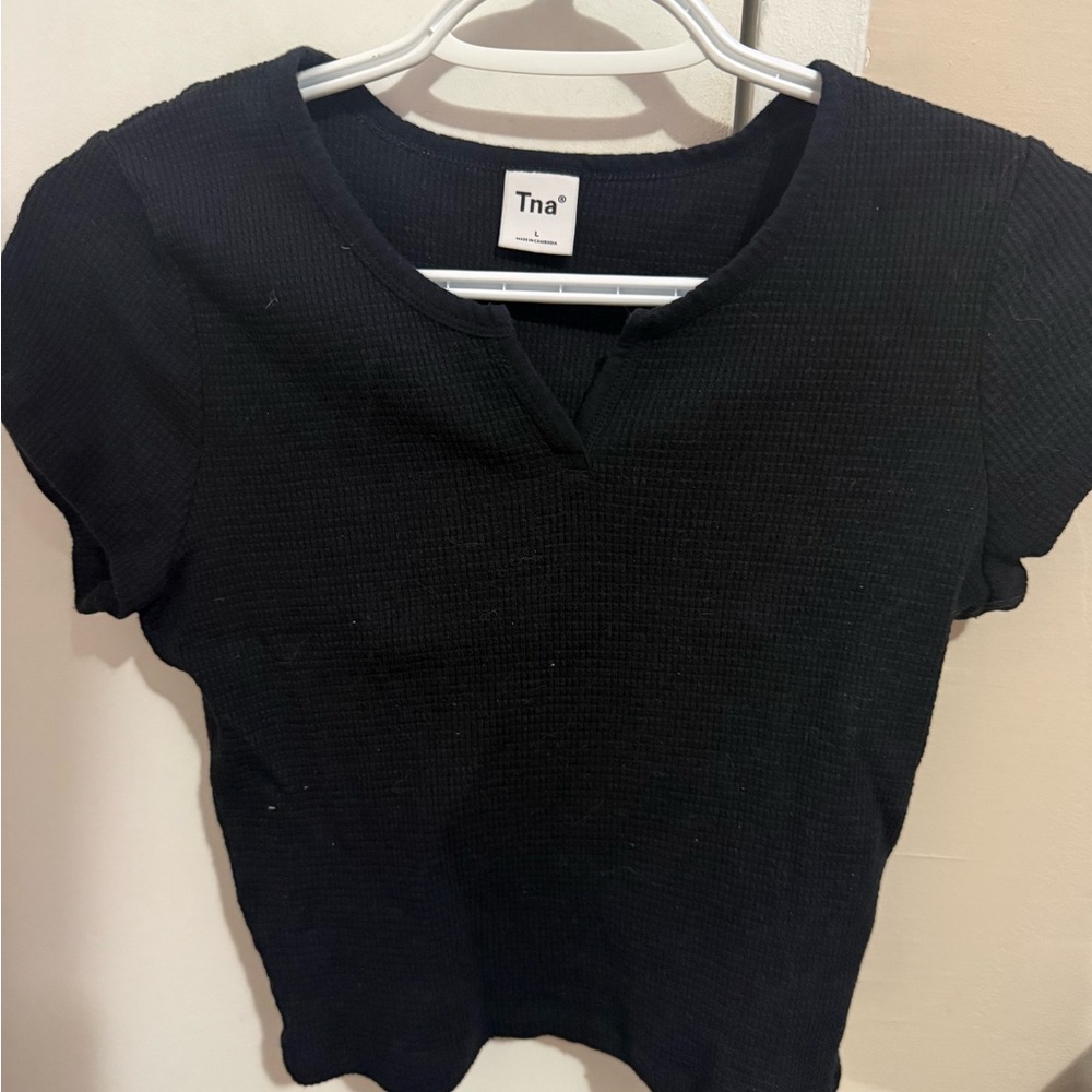 TNA Black Short Sleeve Women's Tee